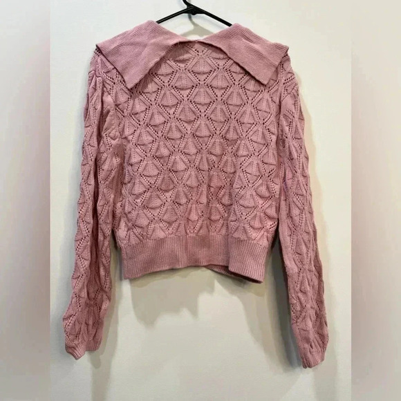 Marc New York Pink Cardigan Sweater Pearl Buttons XS & M - Picture 8 of 13